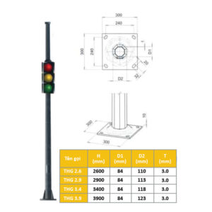 Cột tín hiệu giao thông - MS1