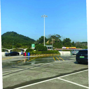 Cột giàn đèn nâng hạ